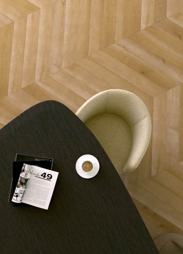 WPC podne obloge Clap!3D hungarian herringbone Pinna
