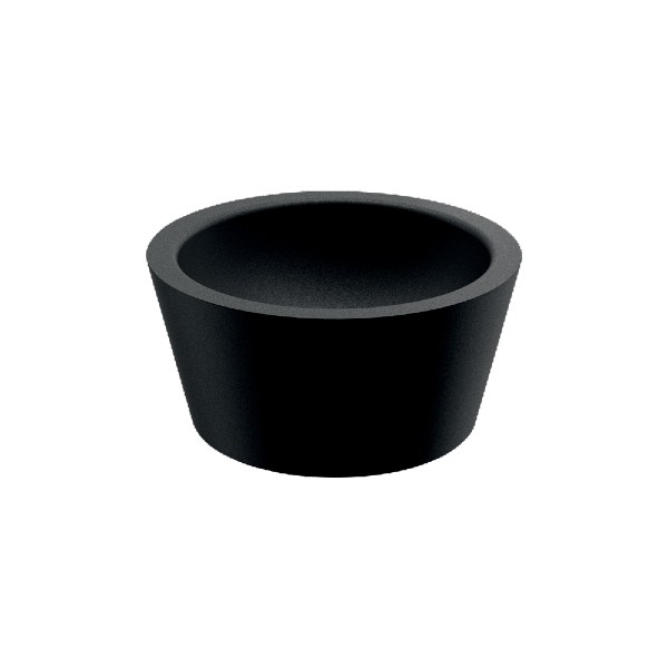ALGUI countertop washbasin, stainless steel, Matte black Teflon® finish