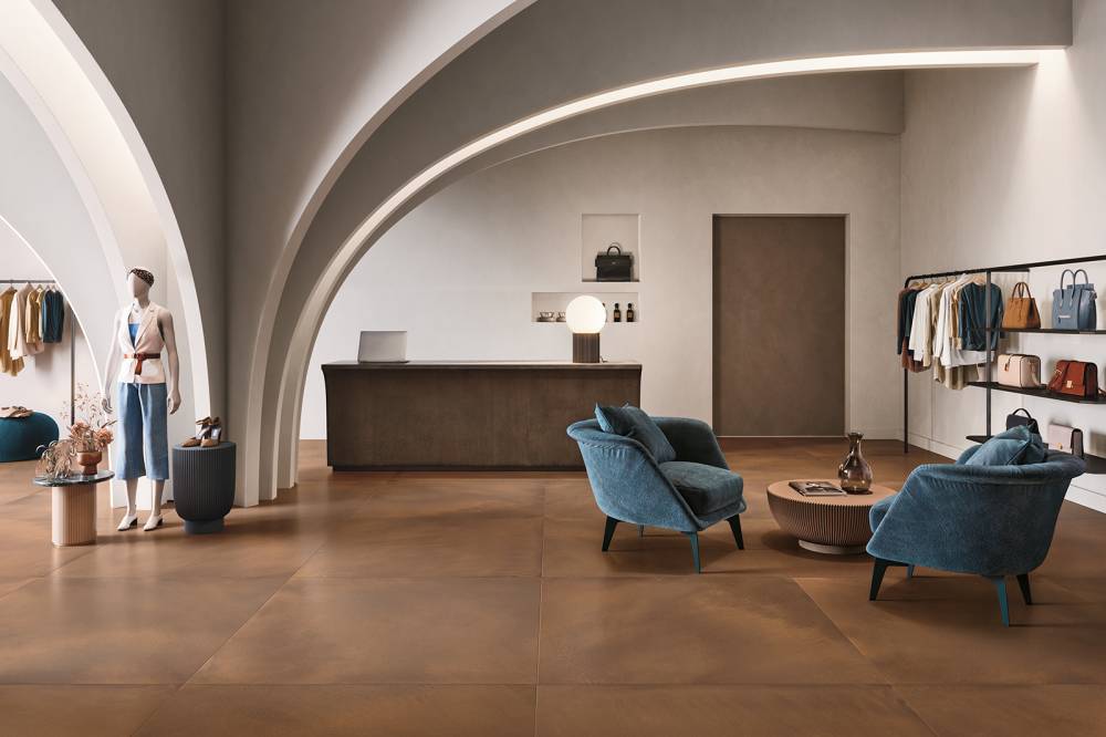 Foil Corten tiles